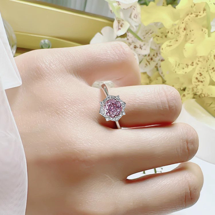 Amara Pinkdawn Set – Joya en oro blanco