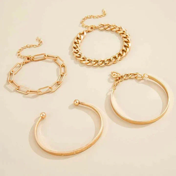 Elan – SET de pulseras | ORO