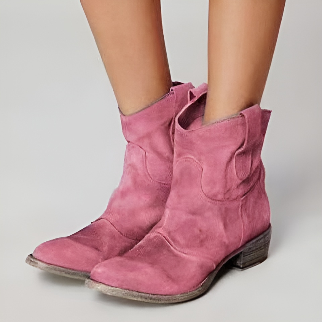 Carlotta – Botas de Cuero Suede