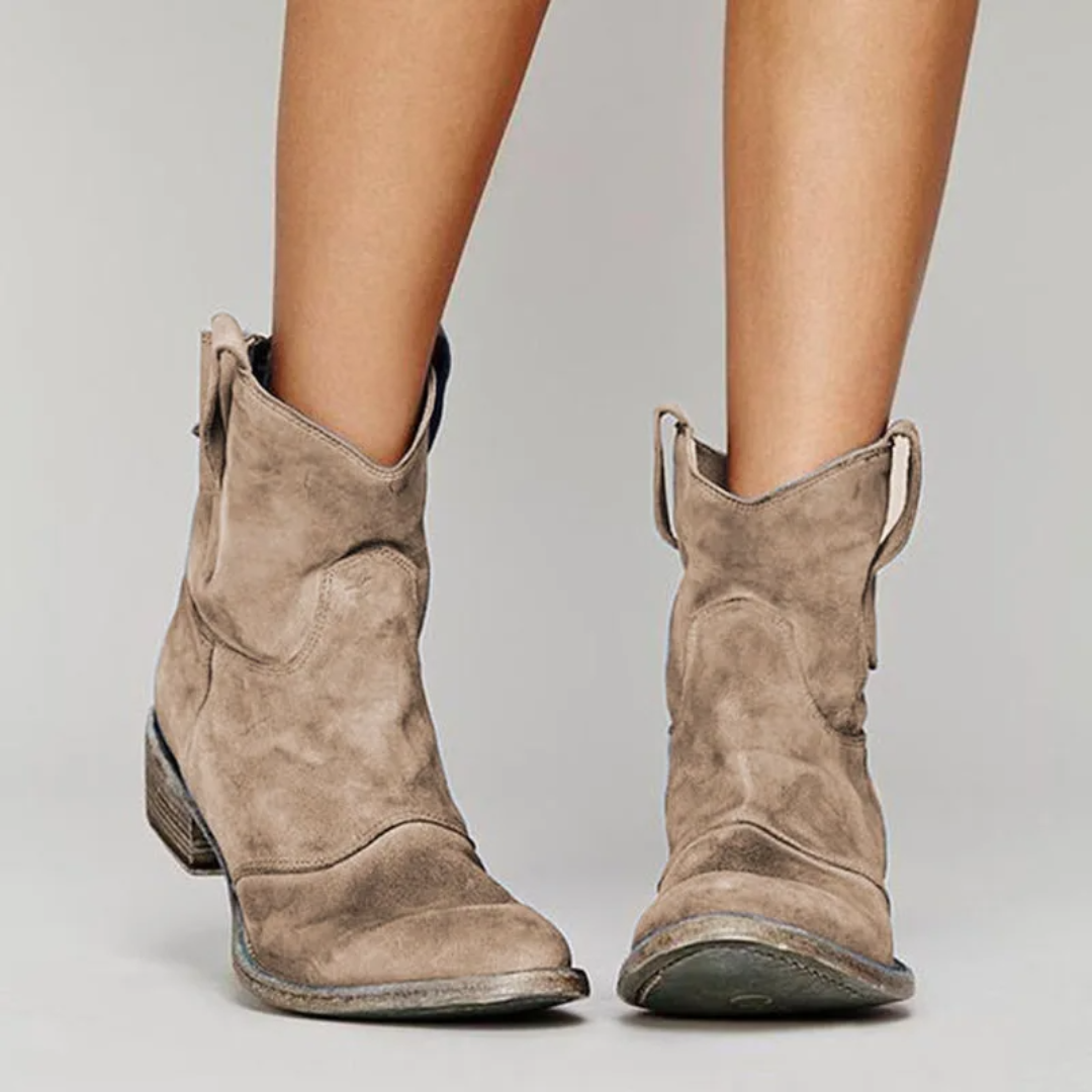 Carlotta – Botas de Cuero Suede