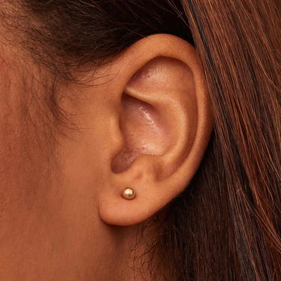 Sora - Aros de Perfil Discreto | ORO