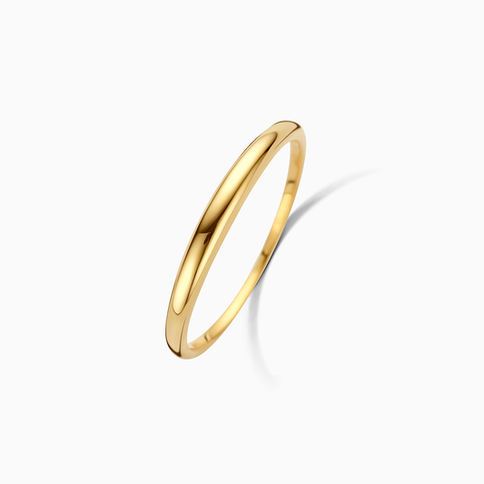 Slim – anillo ajustable con detalle de circonia
