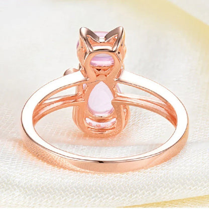 Anillo Cat - Oro Rosa