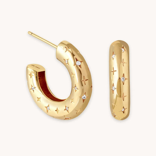 aretes de aro Nahia - Oro | ORO