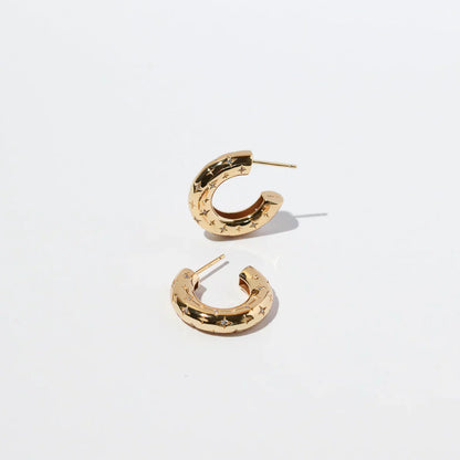 aretes de aro Nahia - Oro | ORO