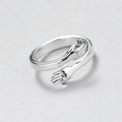 Silver – anillo elegante con detalle de piedra