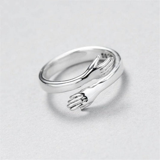 Silver – anillo elegante con detalle de piedra