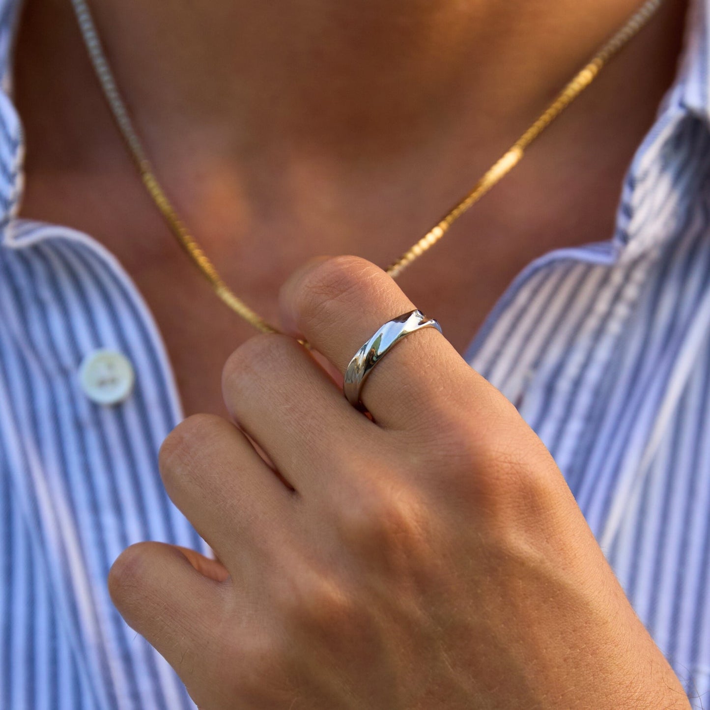 Twisted – anillo unisize trenzado