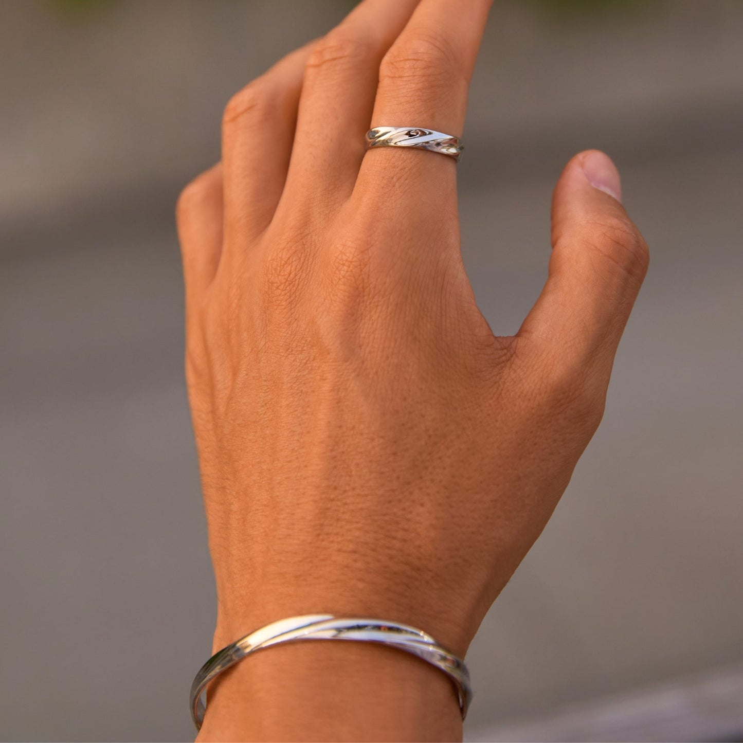 Twisted – anillo unisize trenzado