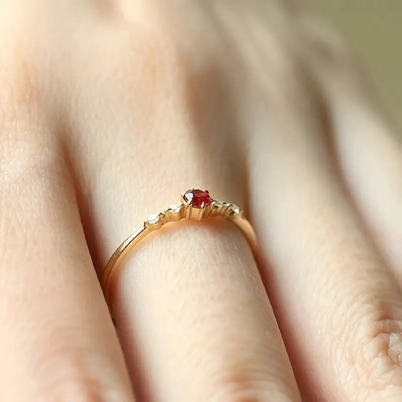 Venara – Anillo clásico | Oro - Ruby