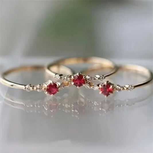 Venara – Anillo clásico | Oro - Ruby