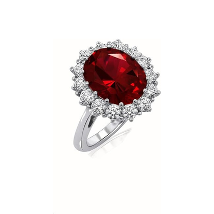 Scarlet – Anillo con rubí | Oro - Ruby