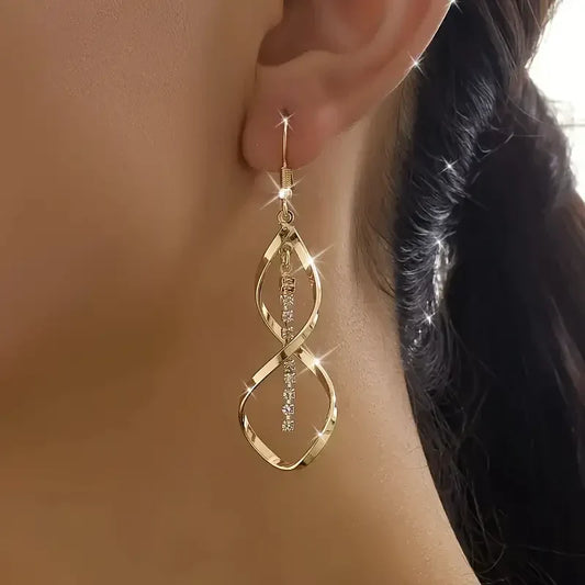 aretes en espiral Solena - Oro | ORO