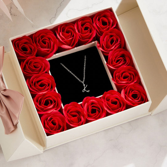 Silver Letter Heart – Collar en plata